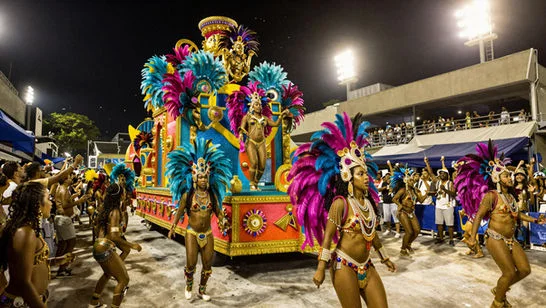 Desfile na Marquês de Sapucaí